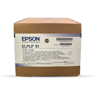 Suitable for the Epson ELPLP91 projector lamp; compatible with the 696Ui, 697Ui, 1450Ui, 1460Ui, EB 1440ui, and 1460ui projector models