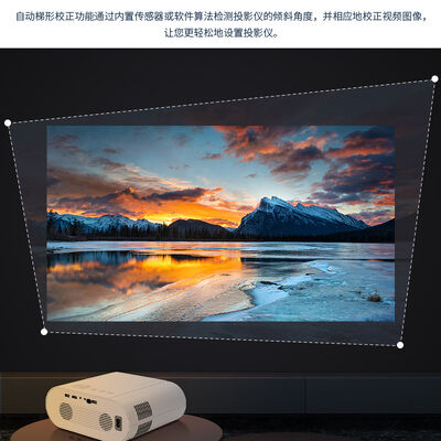 Shusen X4AR Full HD Portable Home Theater, Gaming, Video, and Office 8K Projector